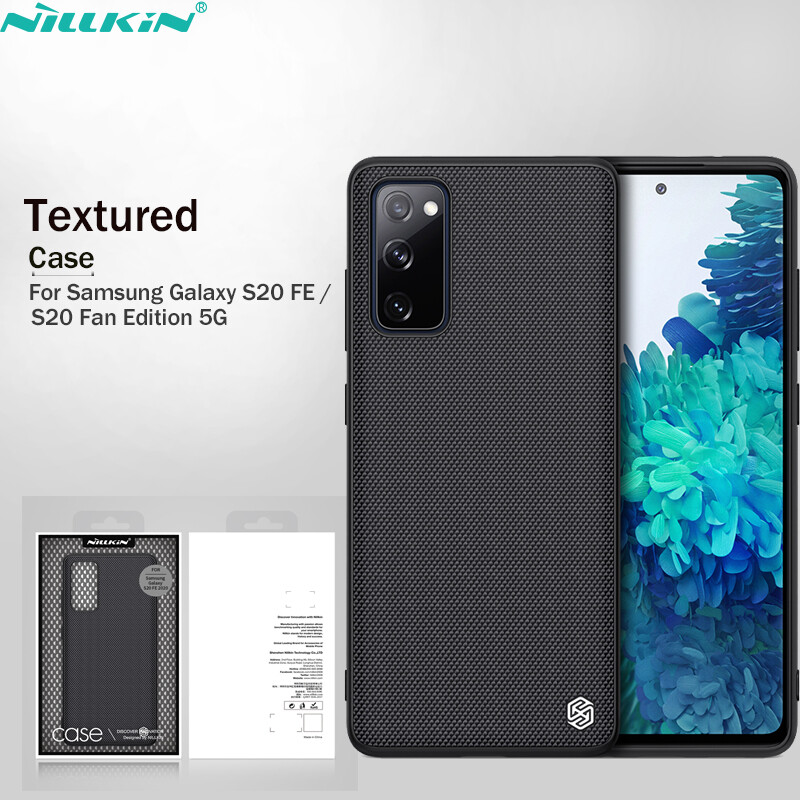 Nillkin Nylon Fiber Case for Samsung Galaxy S20 FE / S20 Fan Edition 5G Textured TPU+PC Back Cover Durable Non-slip Thin and Light Cases