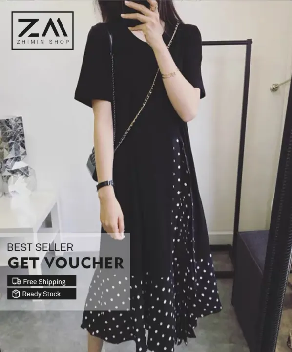 lazada polka dots dress