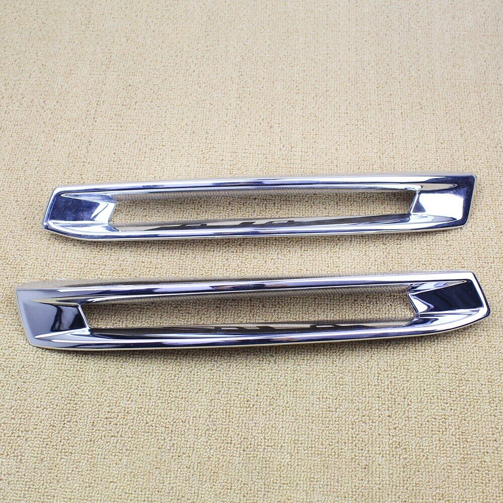 Car fog lampshade for mercedes-benz gl grade w166 gl450 500 car fog light box fog lamp plating cover front bumper fog shade