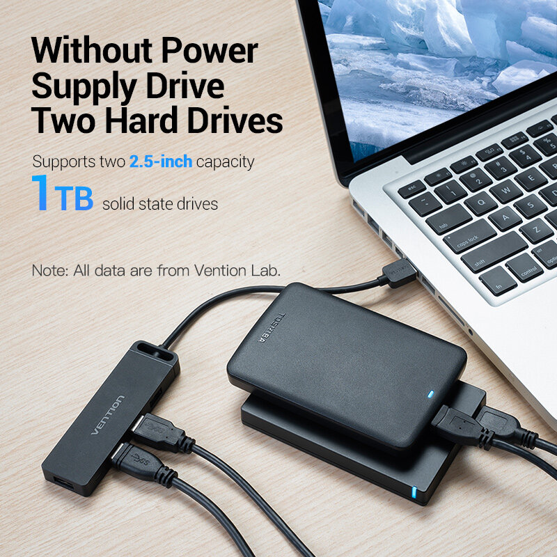 Vention HUB chia USB 4 cổng Adapter Micro USB Power Multi cục chia Usb 2.0 Splitter High Speed OTG for...