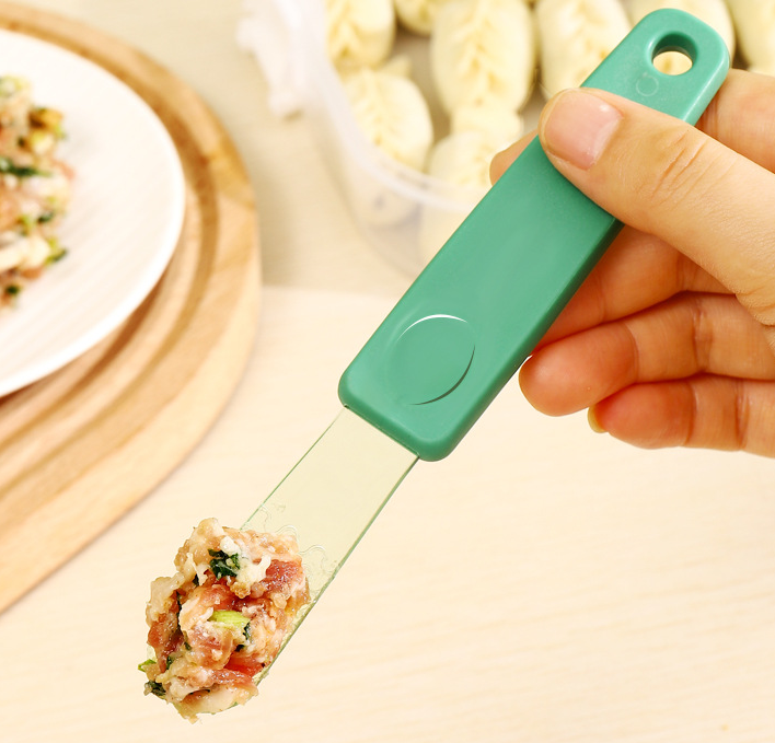 Plastic Dumpling Stuffing Mixing Spoon Pp Food-Grade Wonton Stuffing Tool Kitchen Stuffing Mixing Spoon Flat Spoon