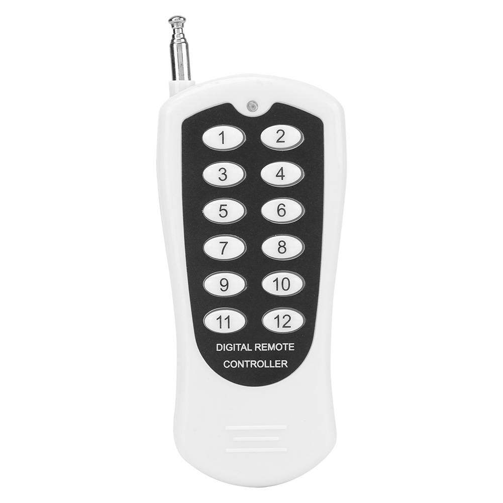 DC 12V 12 kênh Relay RF chuyển đổi điều khiển từ xa Transmitter + Receiver 315Mhz Hot