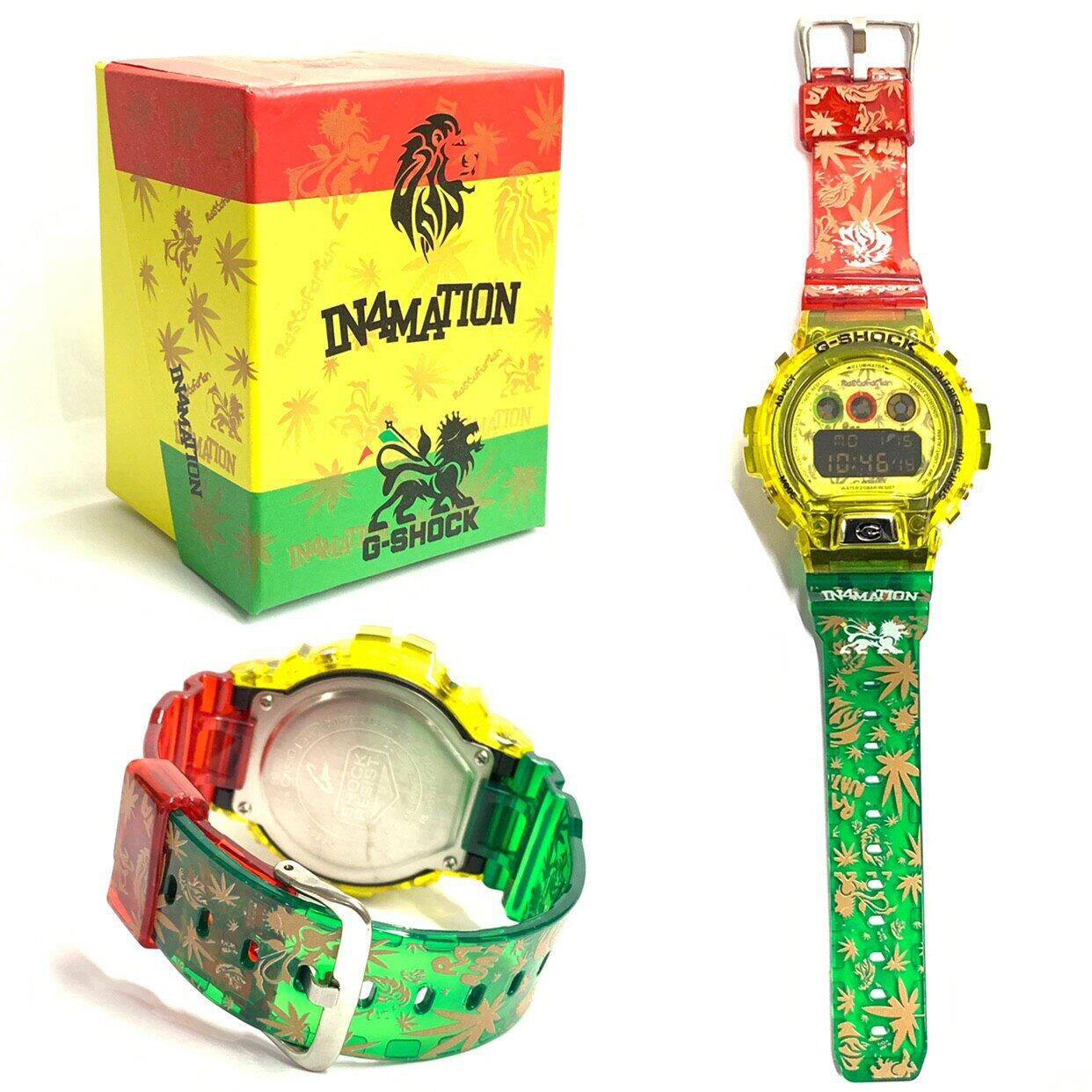 Casio_Gsho9ck Rasta dw6900 jelly edition digital watch Lazada