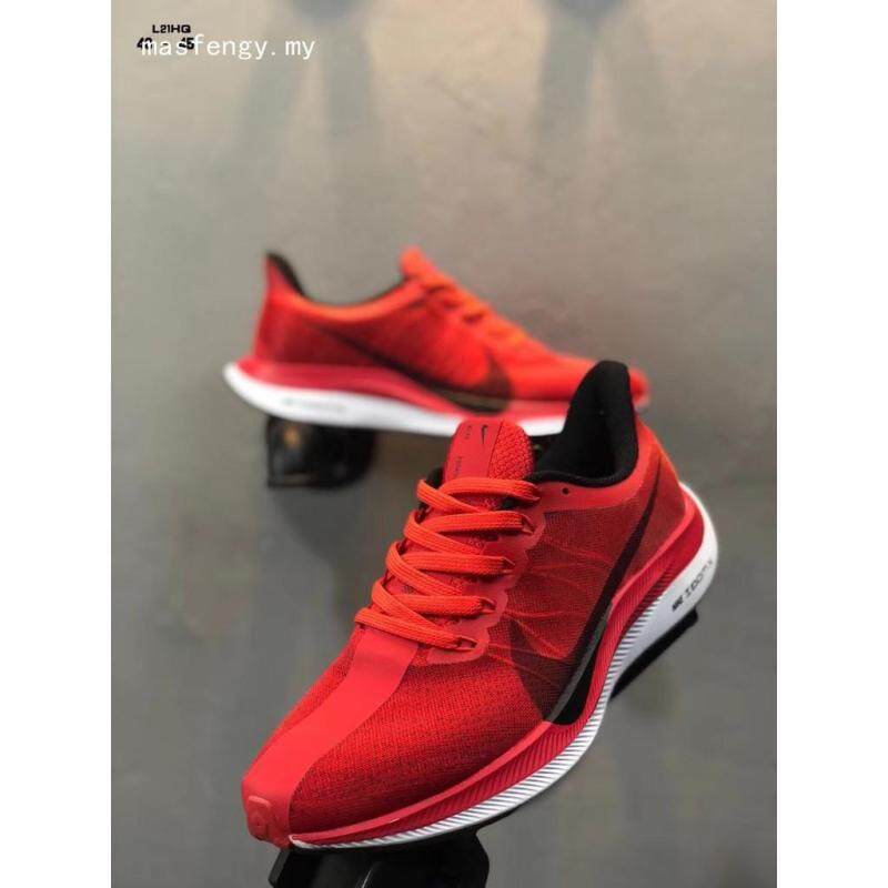 Nike_air Zoom Pegasus 35 Turbo Sepatu Lari Olahraga Pria Merah