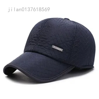 winter baseball hat with ear flaps
