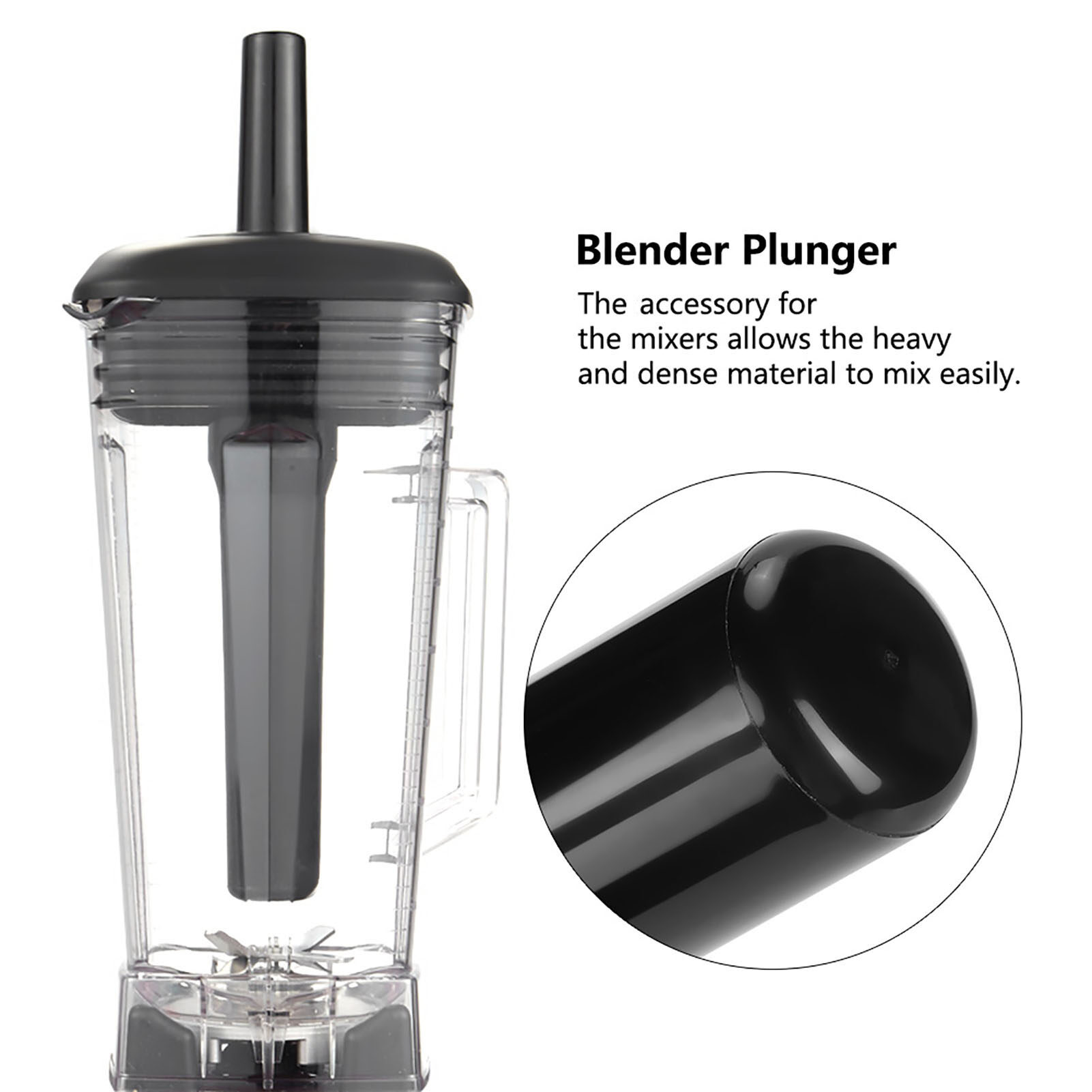 Tamper Blender Accessory Blender Accelerator Plastic Stick for Vitamix Blender Replacement Parts