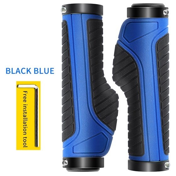 WEST BIKING Bicycle Handlebar Grips Rubber Anti-Skid Ergonomic MTB Bike Grips Cover Handlebar Plug Handle Bar Ends Cycling Grip