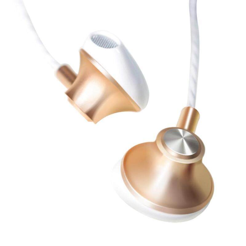 niceEshop Dynamic Driver Extra Bass Wired Earbuds Headphones with Microphone, Volume Control 3.5mm Jack Singapore