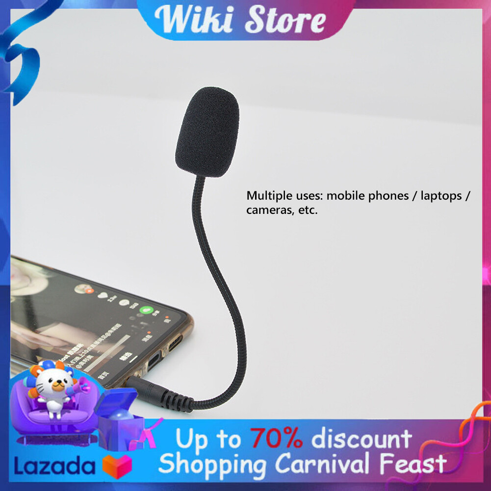 Micro Tai Nghe Gắn Ngoài Ổ Cắm 3.5Mm Thông Dụng Mic, Dành Cho Điện Thoại Di Động Máy Tính Xách Tay