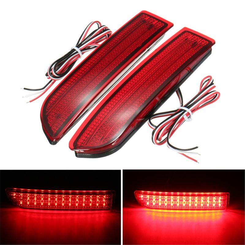 2X Car Led Tail Light Parking Brake Rear Bumper Reflector Lamp For