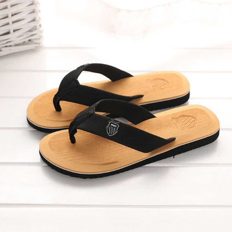 Summer Light Men Flip Flops Men Beach Slippers Home Beach Sandals Non Slip Casual Flat Shoes 5000