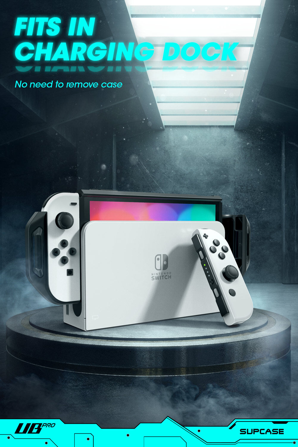 SUPCASE cho Bộ chuyển đổi Nintendo OLED trường hợp 2021 Unicorn Beetle PRO bảo vệ cấp quân sự công tắc điều khiển tương thích dockable bảo vệ Bìa Phụ kiện cho Bộ chuyển đổi Nintendo OLED