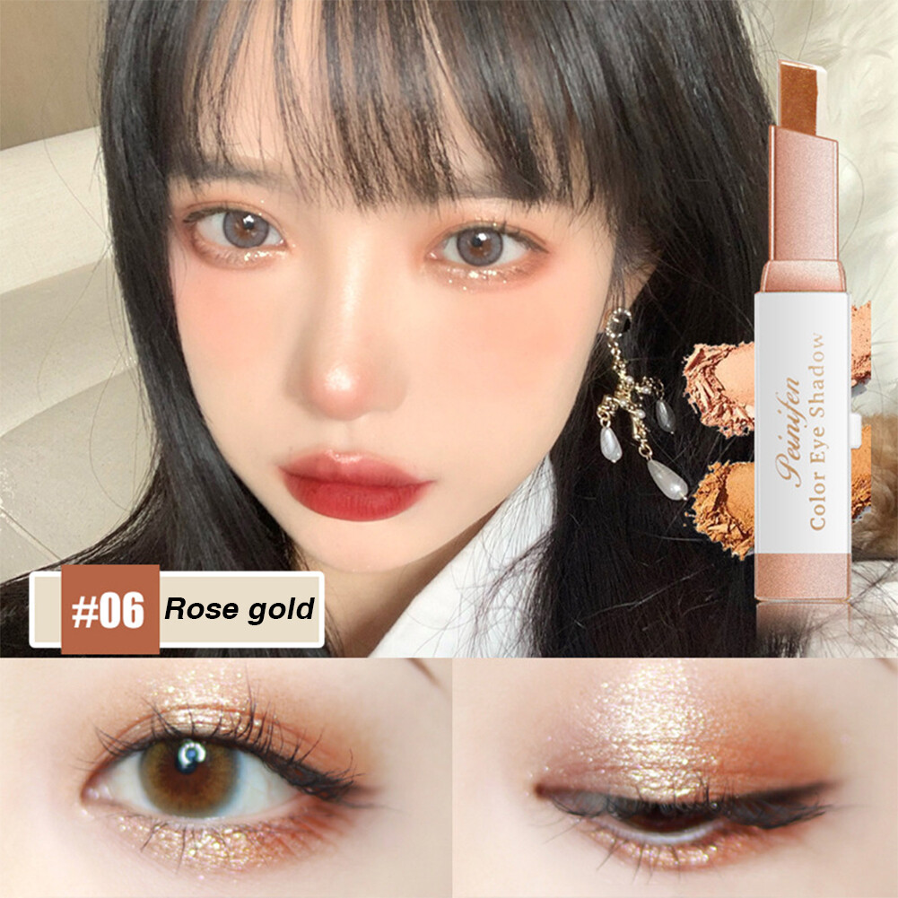 1 thỏi phấn mắt 12 màu thỏi phấn mắt màu gradient lấp lánh ánh sáng lấp lánh hai màu phấn mắt chống nước