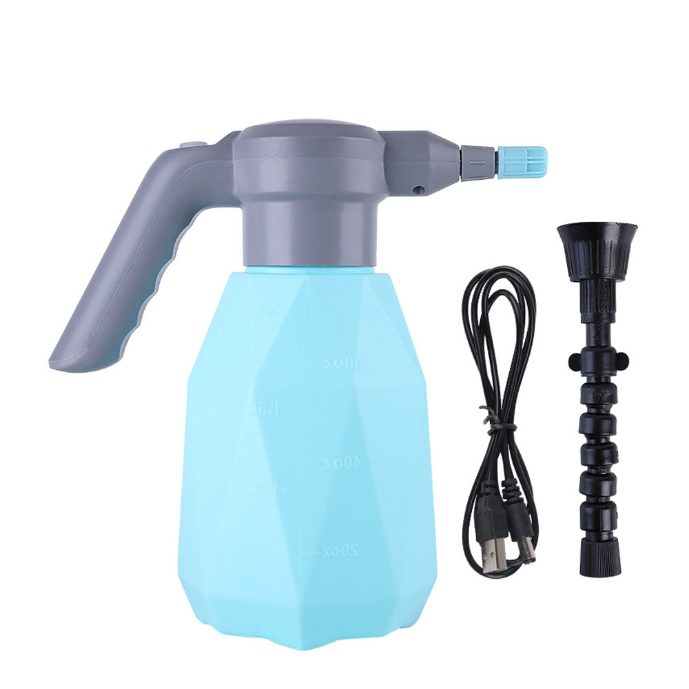 Smart Sensor Dual Mode USB Rechargeable Electric Plant Mist Sprayer Bottle Automatic Home Garden Watering Can Multifunctional Water Sprayer Window Cleaning Tool