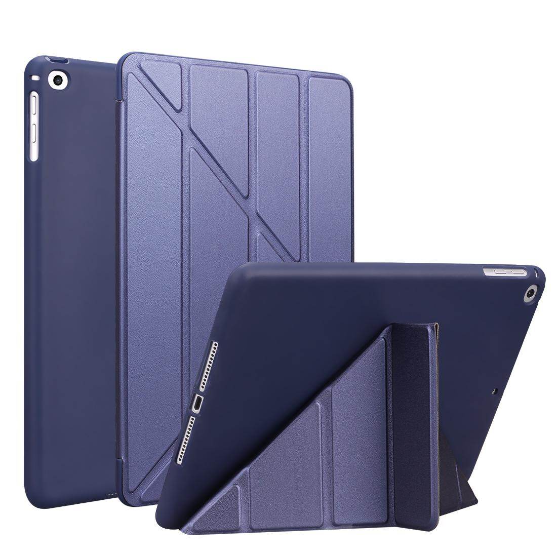 For iPad 2 3 4 Air 3 10.5” Air 4 5 10.9 inch Silicone Soft Back Folio Stand with Auto Sleep/Wake Up PU Leather Smart Cover For Apple iPad Pro 10.5 Protective Casing