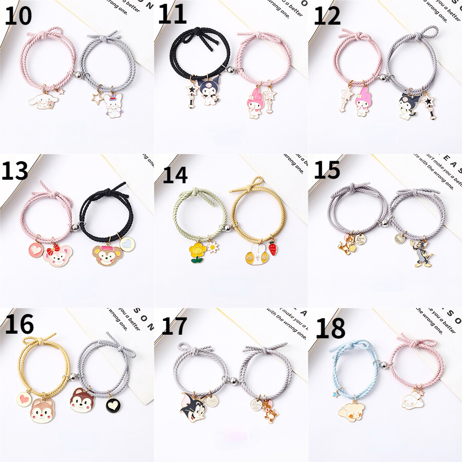 Một Cặp Vòng Tay Khủng Long Dễ Thương Vòng Tay Mặt Dây Chuyền Từ Tính