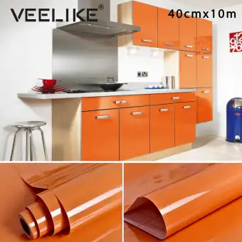 Veelike Kitchen Cabinet Liner Contact Paper Covering Self Adhesive