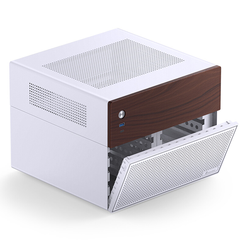 Jonsbo N4 NAS Máy tính để bàn Chassis ITX / M-ATX trường hợp máy tính 8 ổ cứng vị trí hỗ trợ 230mm Card đồ họa SFX mũi dao điện PC trường hợp vỏ máy tính để bàn