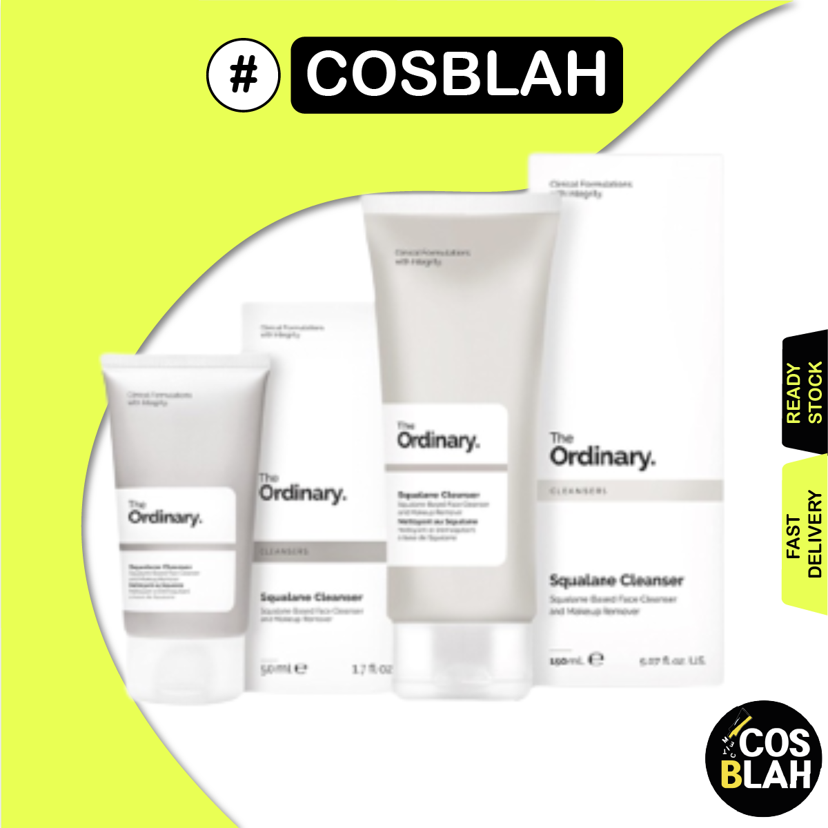 [THE ORDINARY] Sữa Rửa Mặt Squalane 50Ml/Cỡ Lớn 150Ml