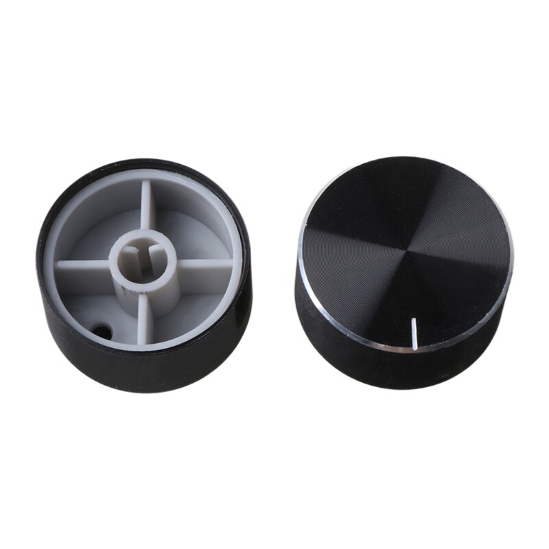 2Pcs 25x13mm D Axis Rotary Potentiometer Knob Encoder Volume Control For Speaker