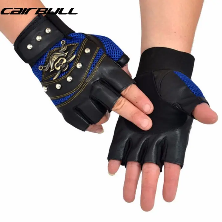 fingerless biker gloves