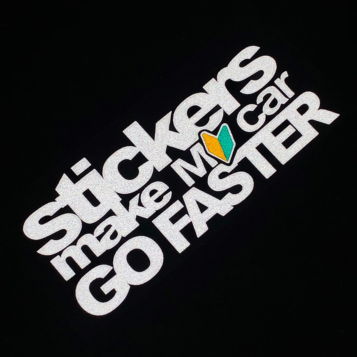 For Osaka JDM Car 3M Highly Reflective sticker and decals Hellaflush Fatlace Cool Modified Accessories
