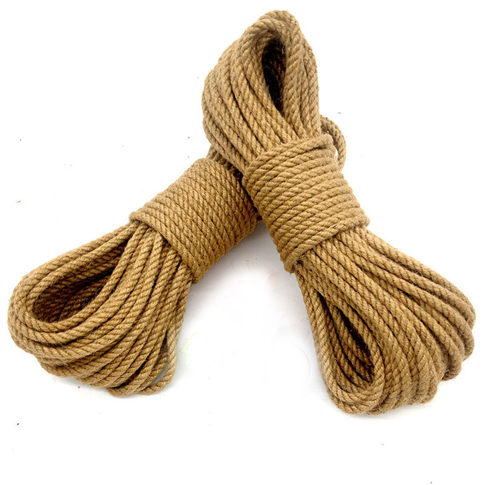 6mm Thickness Natural Vintage Jute Rope Cord String Twine Burlap