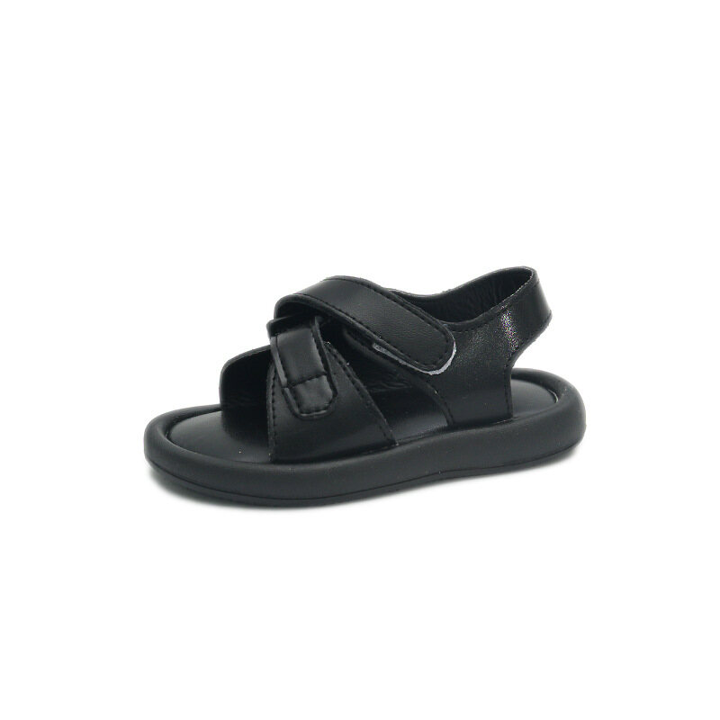 YADOU New girls' sandals, solid color baby shoes, boys' fashion sandals, casual and simple sandals