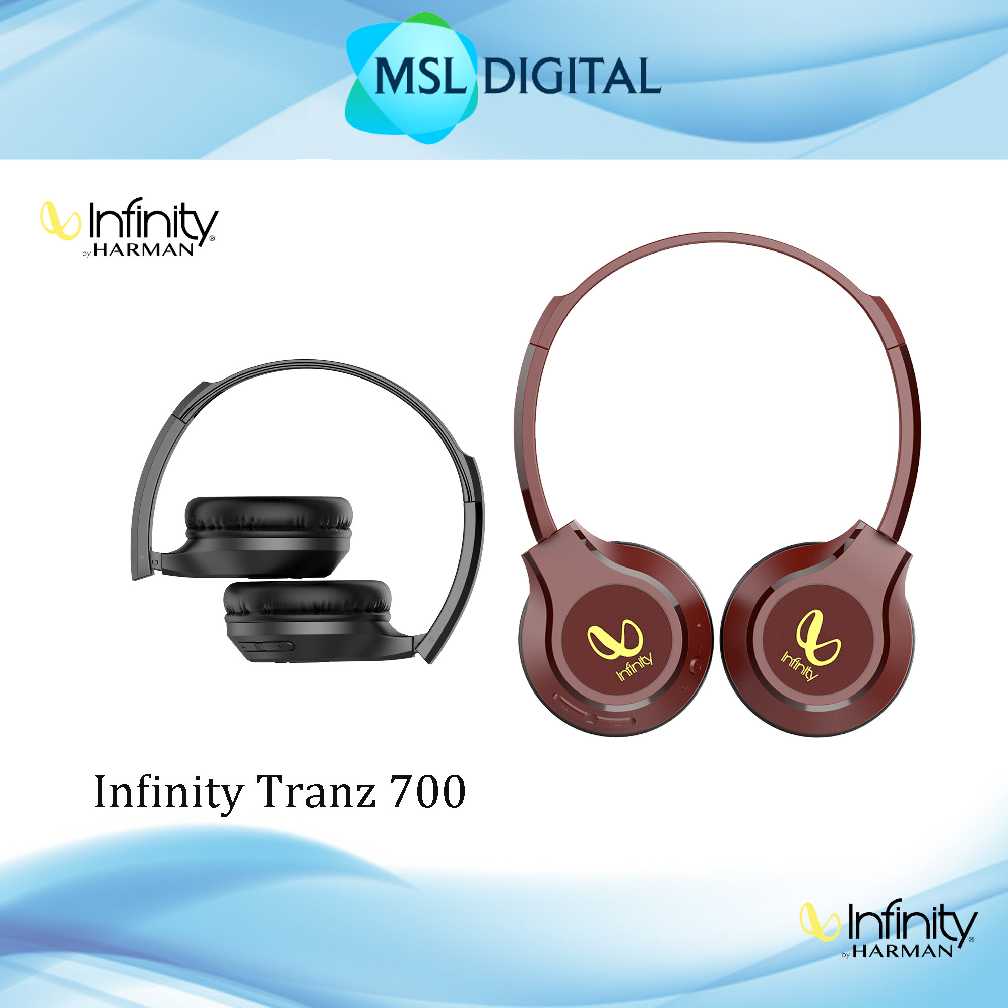 Infinity Tranz 700 Wireless On Ear Headphones Lazada