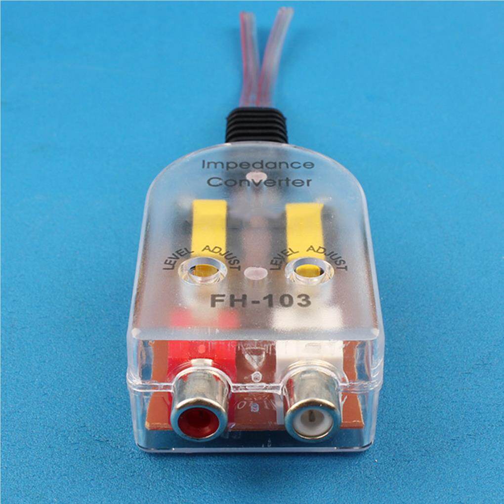 Car High-To-Low Audio Converter Truck Auto Amplifier Conversion Replacement