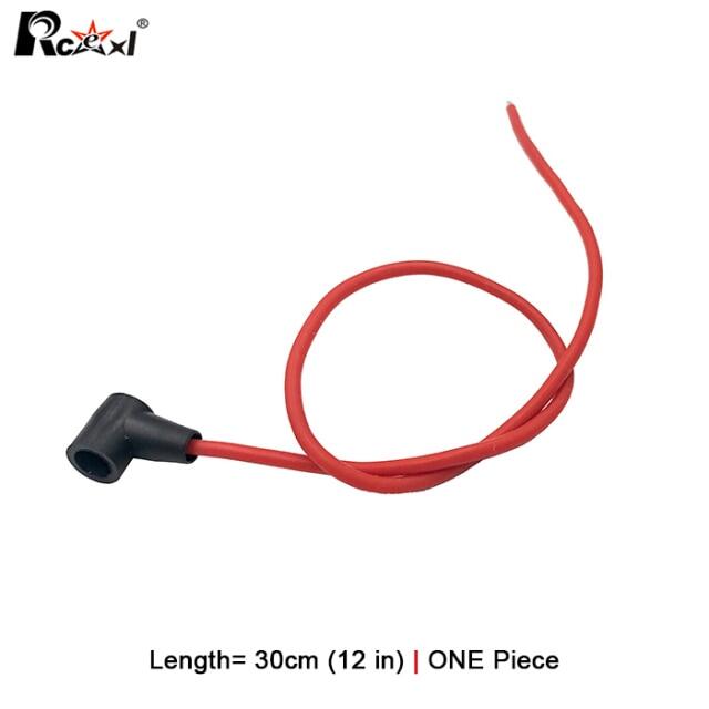 Rcexl Remote Controlled Nitro Engine Glow Plug With AWG 18 Silicone Wire Sp Self-Locking Structure