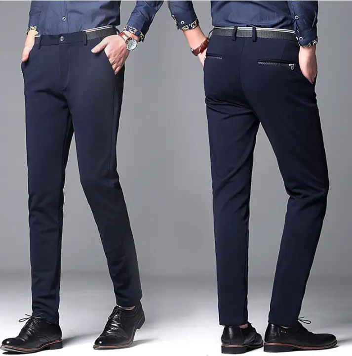 mens skinny leg dress pants