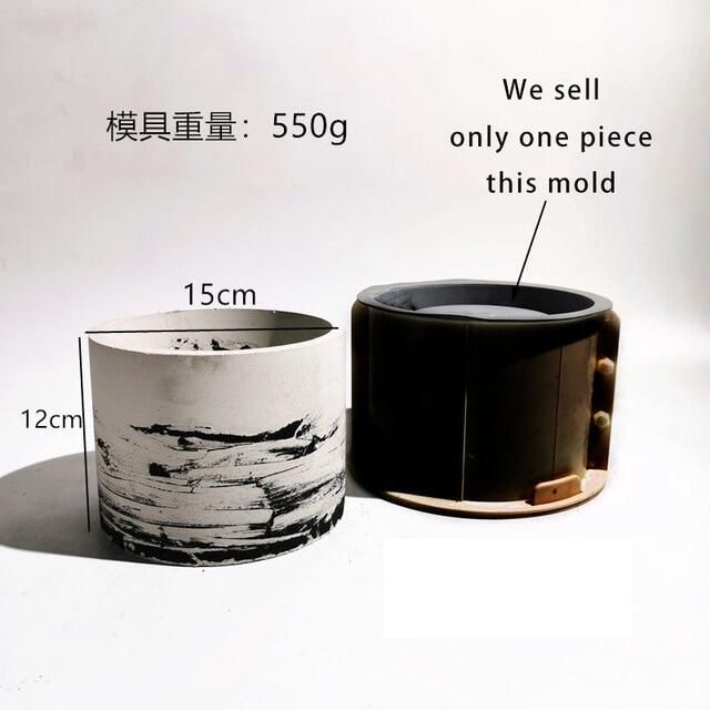Concrete Terrazzo Pot Molds Silicone Planter Molds Reusable Silicone Pen Holder
