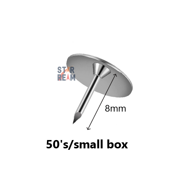 8mm 11mm Push Pins / Thumb Tacks / Paku Tekan / Pin Paku Tekan