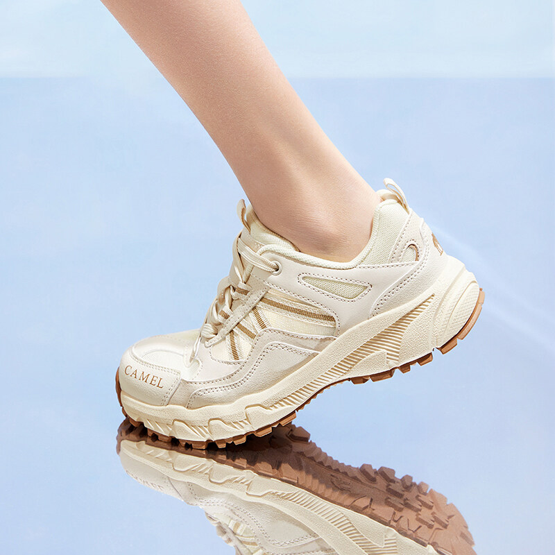 Cameljeans Outdoor Womens Non-slip Hiking Shoes Sport Lace-Up