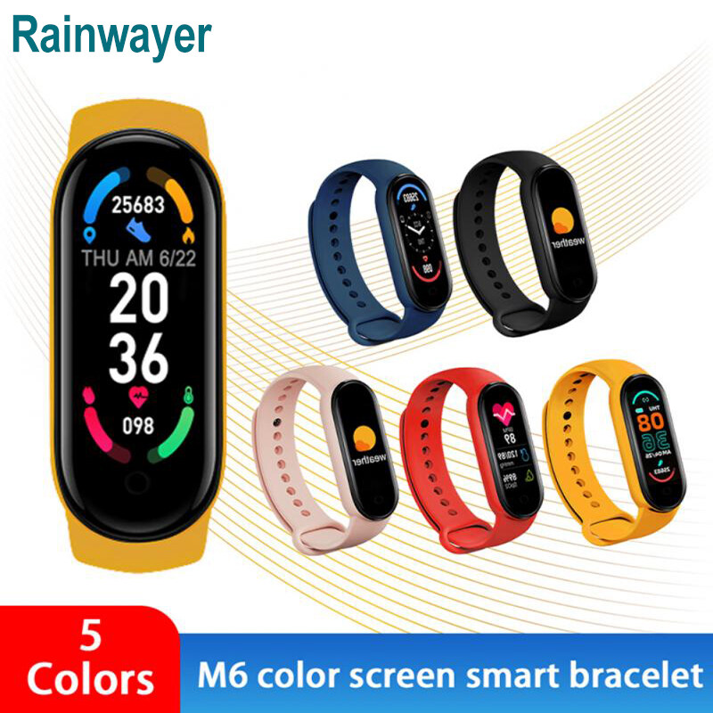 Rainwayer Đồng Hồ Đeo Tay Thông Minh M6 Đồng Hồ Thông Minh...