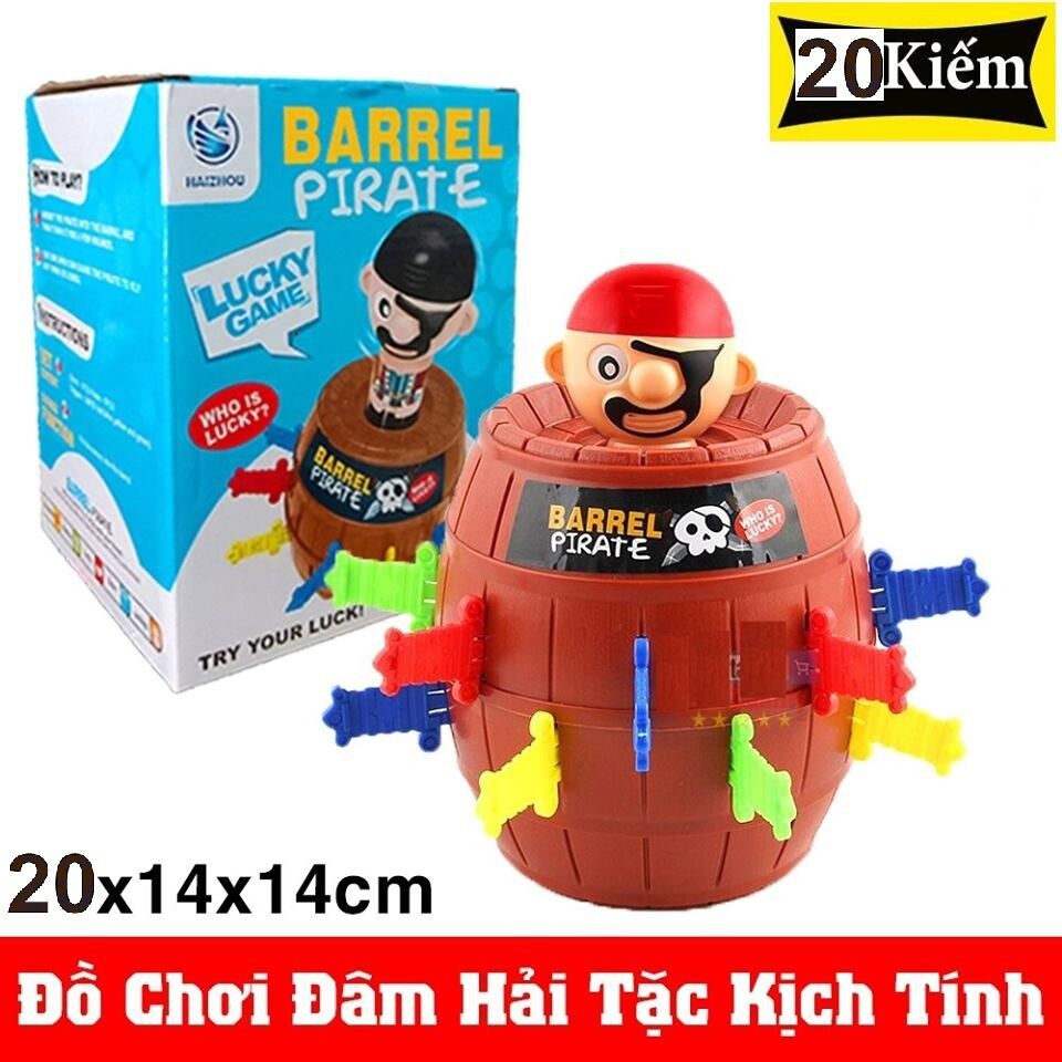 Đồ chơi Đâm hải tặc size lớn 20cm x14x14 chất liệu nhựa rất dày, không lo bể vỡ, màu sắc đẹp mắt ( LOẠI LỚN ) - Fourtech