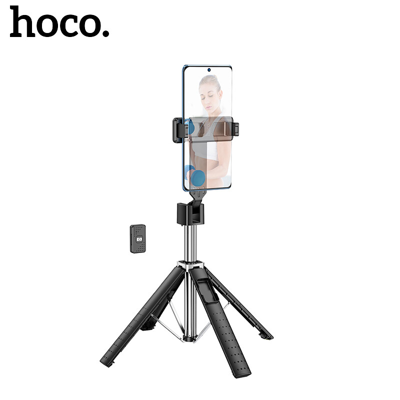 Giá đỡ giá đỡ ba chân Gậy selfie Bluetooth không dây Hoco K18 Giá để điện thoại chân máy đơn Bluetooth phát sóng trực tiếp Giá Đỡ Giá để điện thoại phổ thông cho tất cả điện thoại thông minh