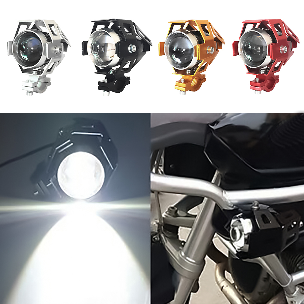 Đèn đèn chiếu phía trước đèn pha LED lái xe U5 siêu sáng 10 triệu xe mô tô nhôm