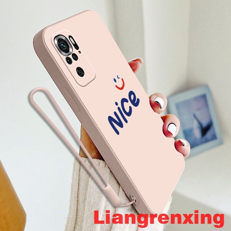 ốp lưng ốp lưng Vỏ Redmi Note 10 4g Xiaomi Redmi Note Redmi Note 10S Redmi Note 10 Pro 4G Vỏ điện thoại softcase Silicone lỏng bảo vệ mịn vỏ Cản Sốc chống sốc thiết kế mới ytnc01 viền vuông cute đẹp viền vuông cute