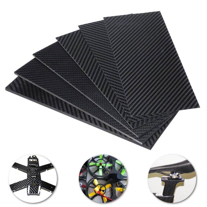 Tấm Bảng Sợi Carbon Màu Đen 100X 250x(0.5-5) Mm, Mờ Dệt Chéo