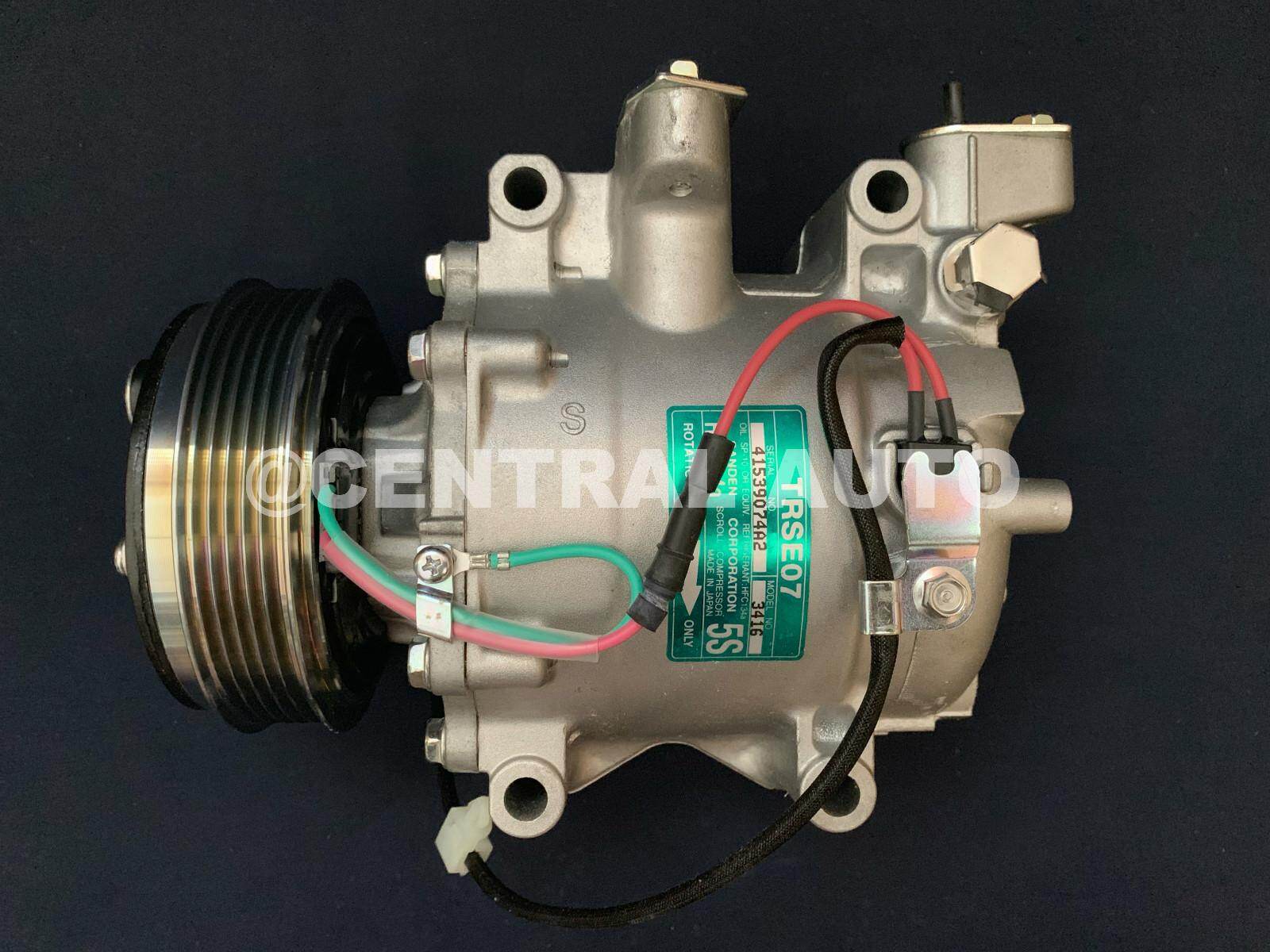 Sanden Compressor assy with Clutch - Honda City 2005 TRSE07 5PK 