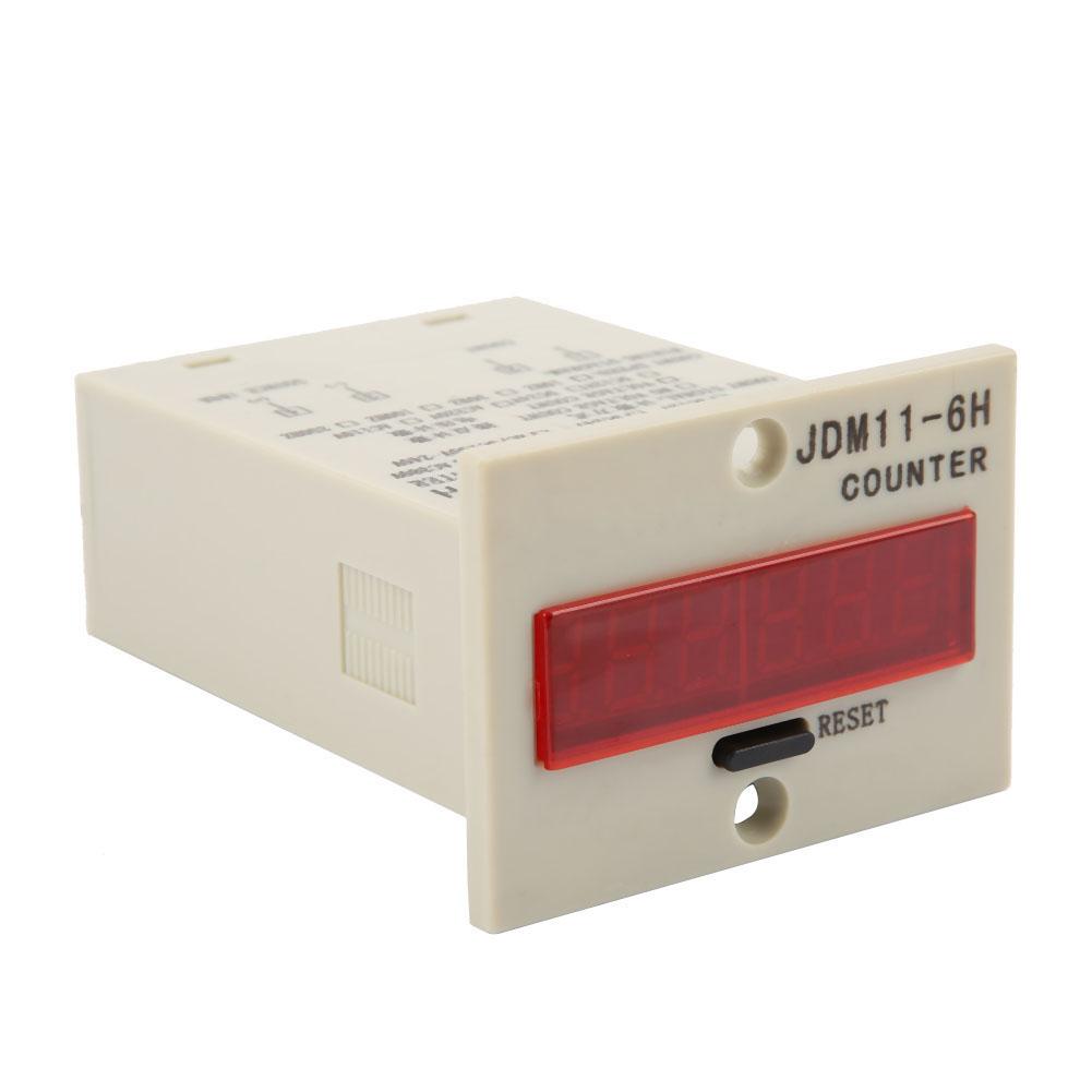 JDM11-6H 6 Digit Display Electronic Counter AC220V / DC36V / DC 24V / DC 12V