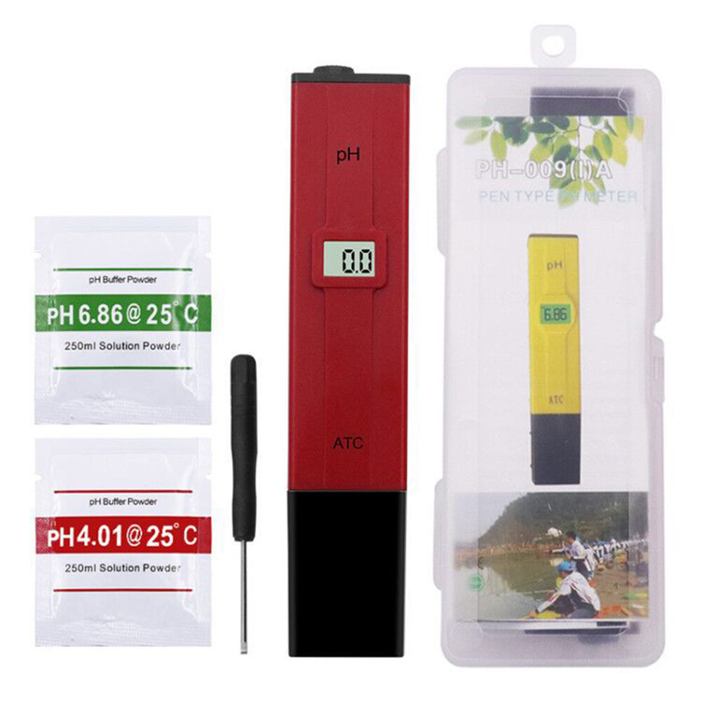 Baicai Kitchen High-precision Backlight PH Meter Pen Pool Water Quality Test Tool with ATC