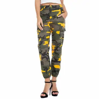 cargo pants with straps womens