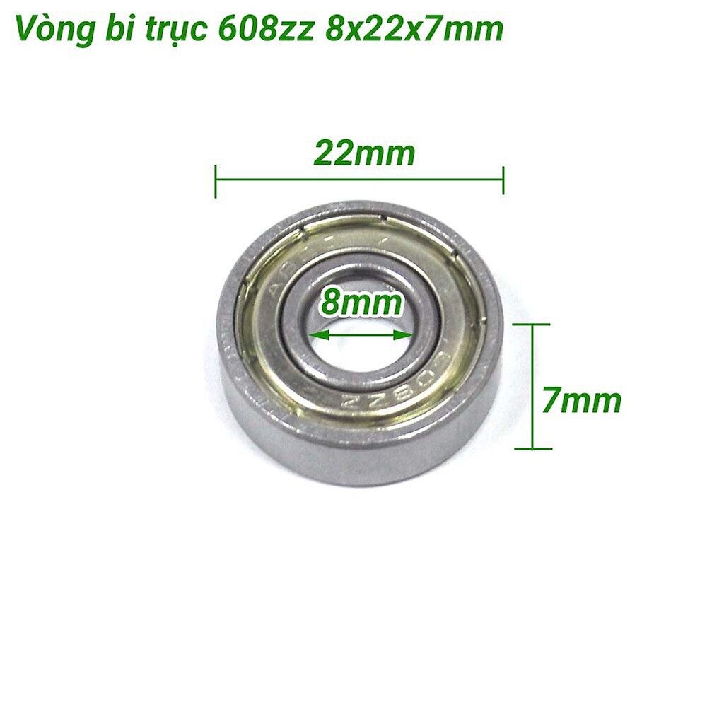 Bạc đạn 608z dùng cho cơ khí, patin, ván trượt
