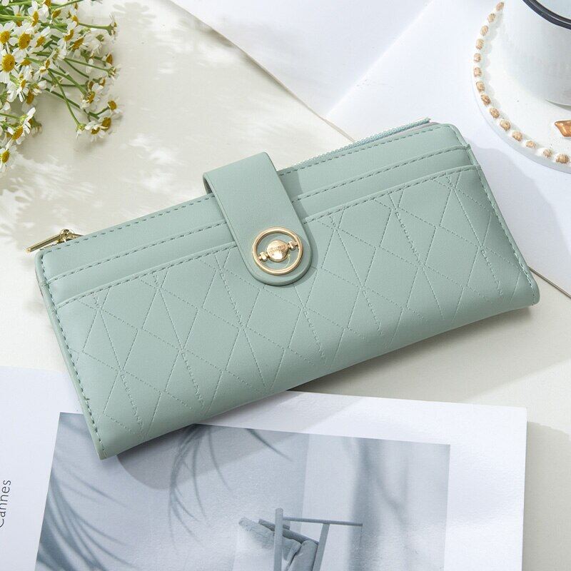 Women Wallet Long Thin Purse for Woman Card Holder Female