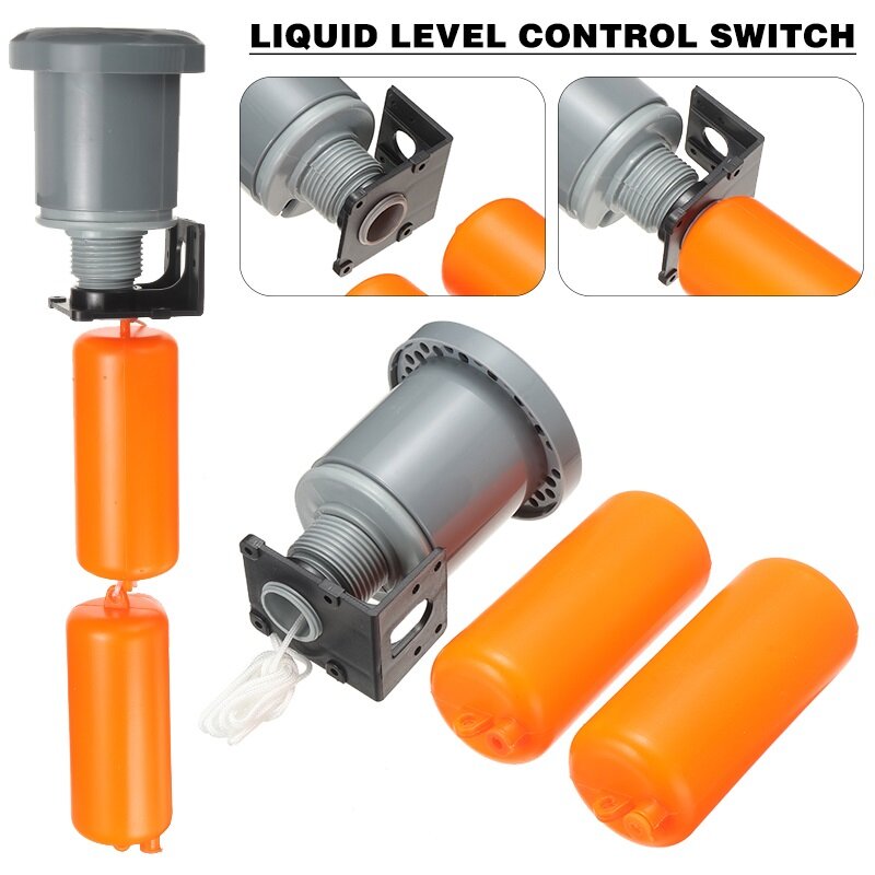 Sump pumping liquid level controller vertical float switch ac 110-240v 15a