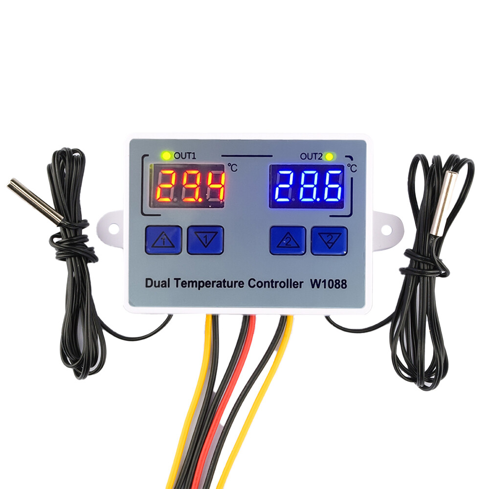 Bộ điều nhiệt xh-w3002 cho máy ấp trứng bộ điều khiển nhiệt độ led kỹ thuật số xh-w1088 12v/24v/ac110-220v bộ điều khiển nhiệt độ máy vi tính bộ điều khiển mô-đun công tắc điều khiển nhiệt độ