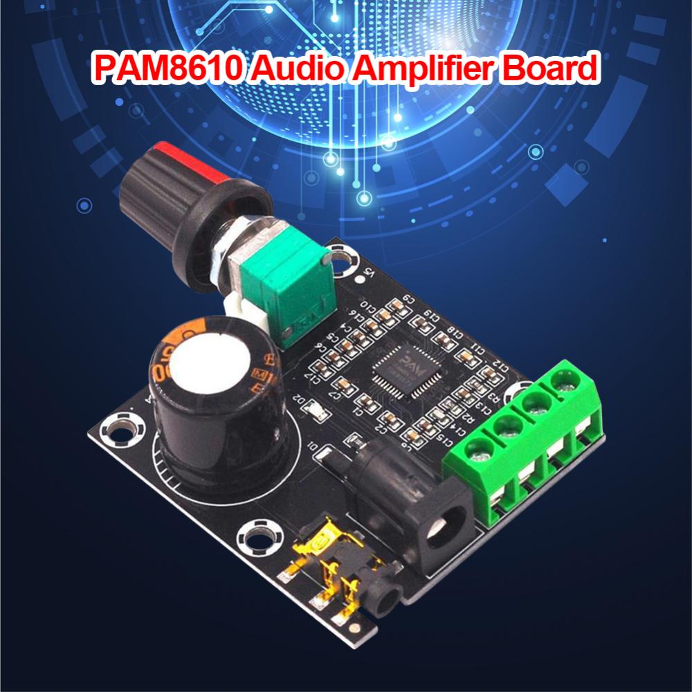 Pam8610 Lớp D âm thanh kỹ thuật số bảng khuếch đại 15W + 15W âm thanh stereo Bộ khuếch đại điện 12V